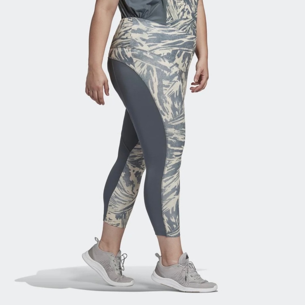 Adidas Leggings High Rise Aeroready Side Pocket Zoe Saldana Women’s Size 3X